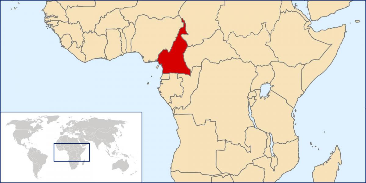 Ramani ya eneo Cameroon