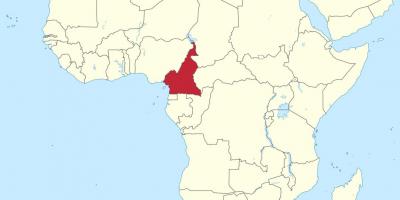 Ramani ya Cameroon afrika magharibi